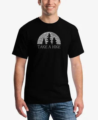 La Pop Art Men's Nature Lover Word Short Sleeve T-shirt