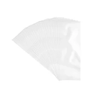 Zulay Kitchen 3 x 11 Inches Clear Cellophane Candy Bags With Ties