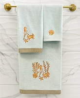 Linum Home Turkish Cotton Aaron Embellished 2-Pc. Hand Towel Set