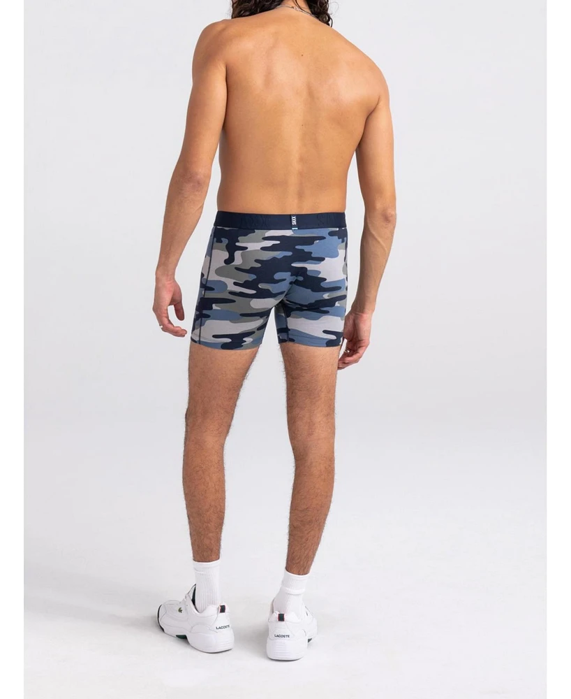 Saxx Men's DropTemp Printed Cooling Boxer Briefs
