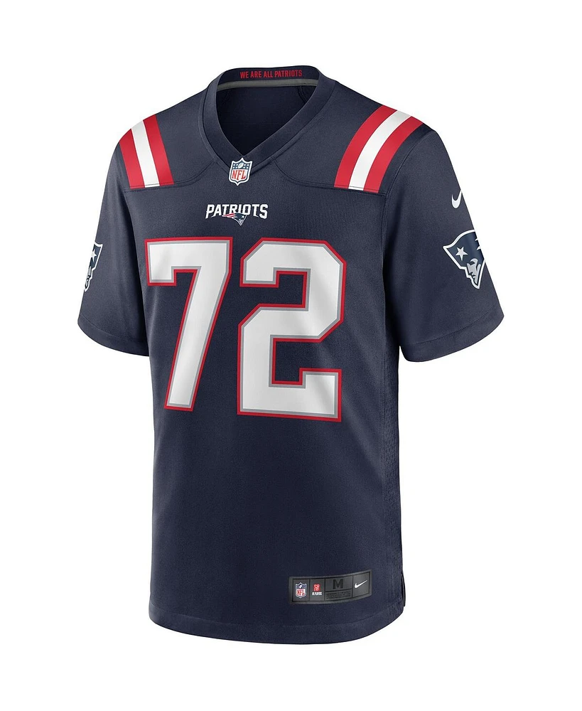 Men's Nike Matt Light Navy New England Patriots Game Retired Player Jersey