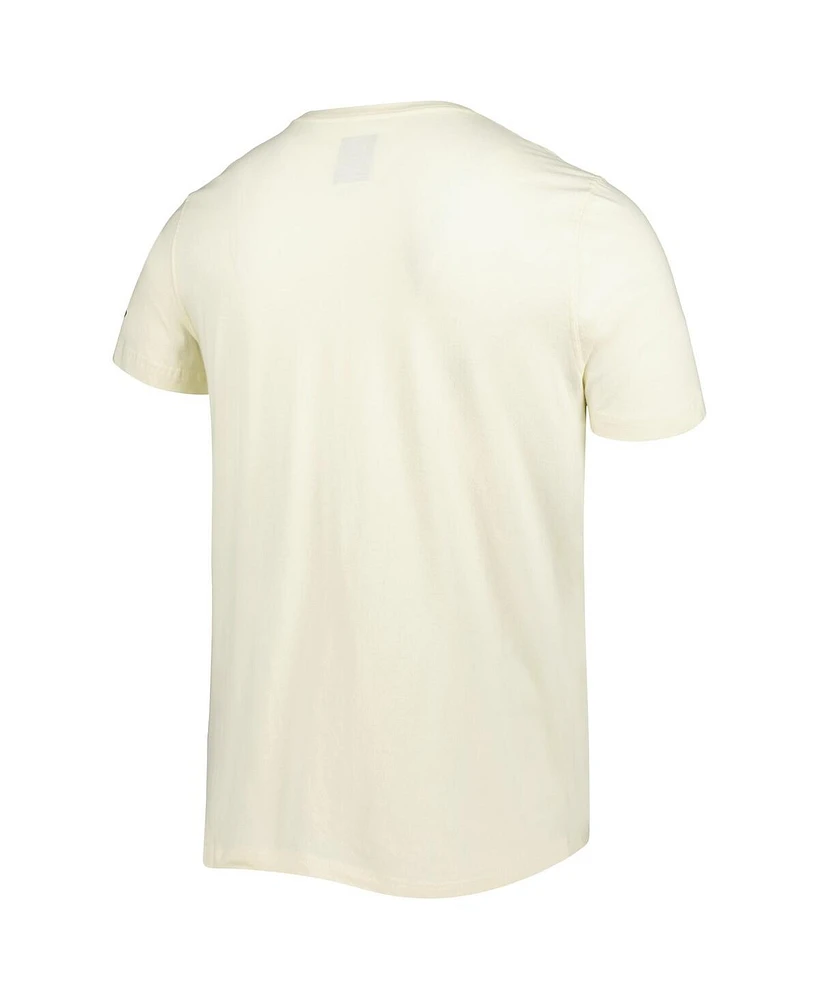 Men's New Era Cream Pittsburgh Steelers Sideline Chrome T-shirt