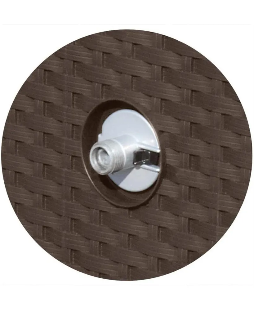 Suncast Wicker Style Resin Hose Hideaway Hose Guide, Java, 175 Feet