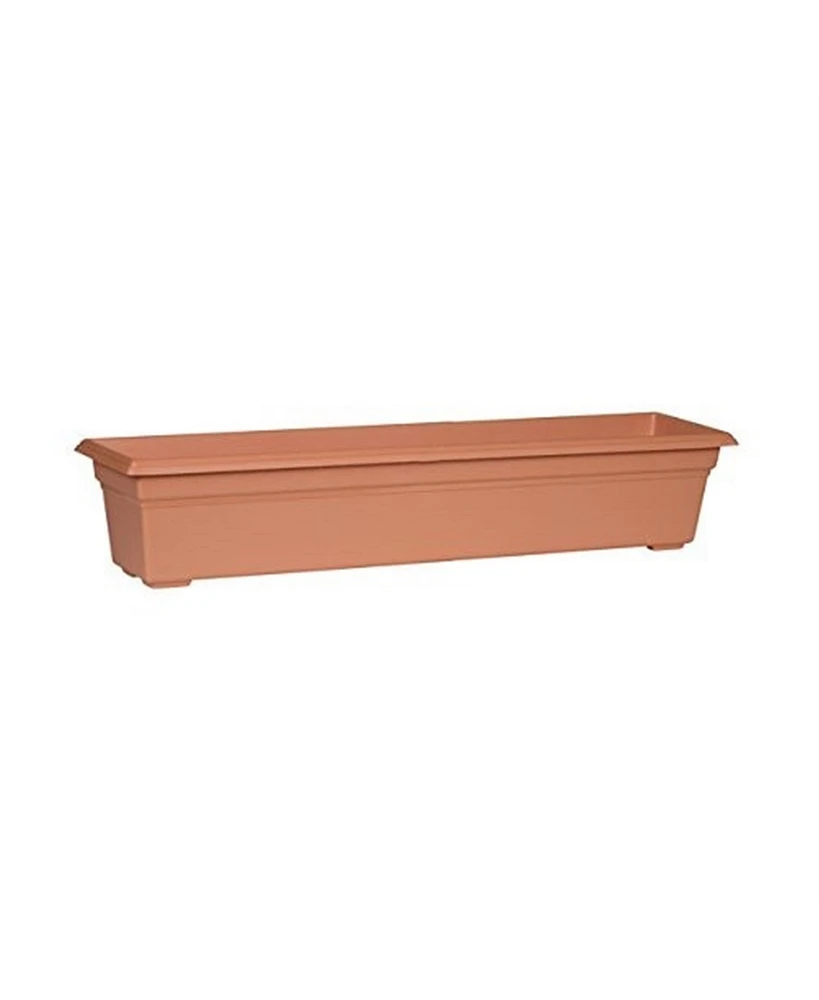 Novelty Countryside Flower Box Planter, 29.5in Terracotta
