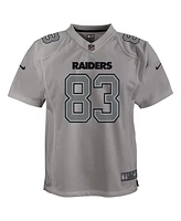 Big Boys Nike Darren Waller Gray Las Vegas Raiders Atmosphere Game Jersey