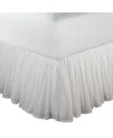Greenland Home Fashions Cotton Voile 18" Drop Bedskirt