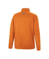 Men's Colosseum Texas Orange Texas Longhorns Rebound Quarter-Snap Jacket