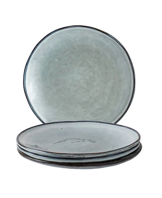 Dutch Rose Amsterdam Dinner Plates, Set of 4