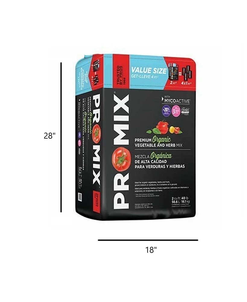 Premier Horticulture Inc 0205RG ProMix 2CUFT Veg/Herb - Quantity 1