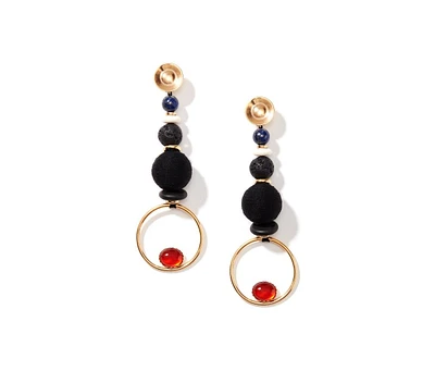 Nectar Nectar New York Fluid Flame Dangle Earrings