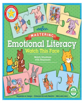 Eeboo Watch this Face All Learner Levels Puzzle 48 Piece Set