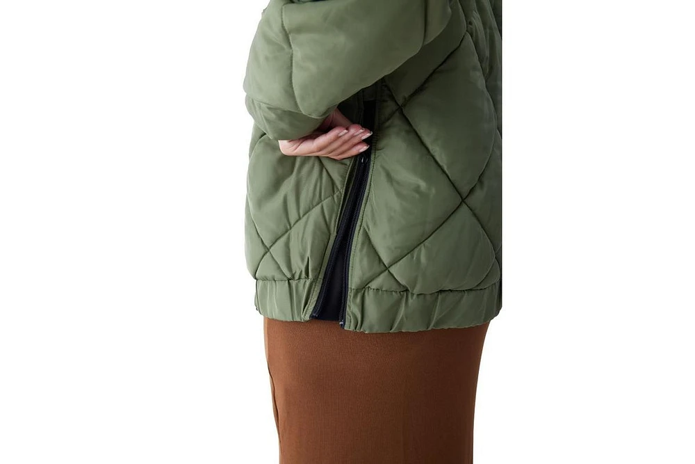 Women's Maternity Grow With You Puffer Jacket