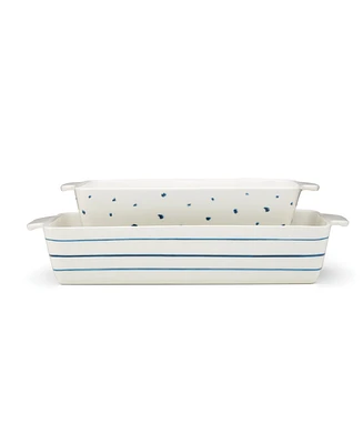 Lenox Blue Bay Rectangular Bakers 2-Piece Set