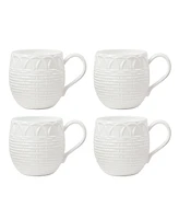 Lenox Wicker Creek Mugs, Set Of 4