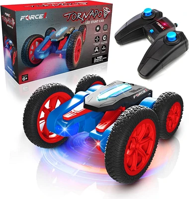 Force1 Tornado Red Led Remote Control Car for Kids