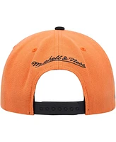 Men's Mitchell & Ness Orange, Black Phoenix Suns Side Core 2.0 Snapback Hat
