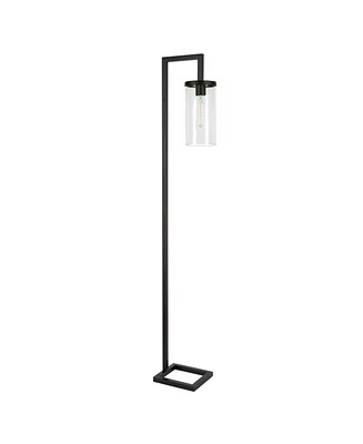 Malva Floor Lamp with Clear Glass Shade