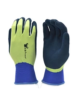 G & F Products Men's Double Microfoam Latex Coated Gloves, 6 Pairs