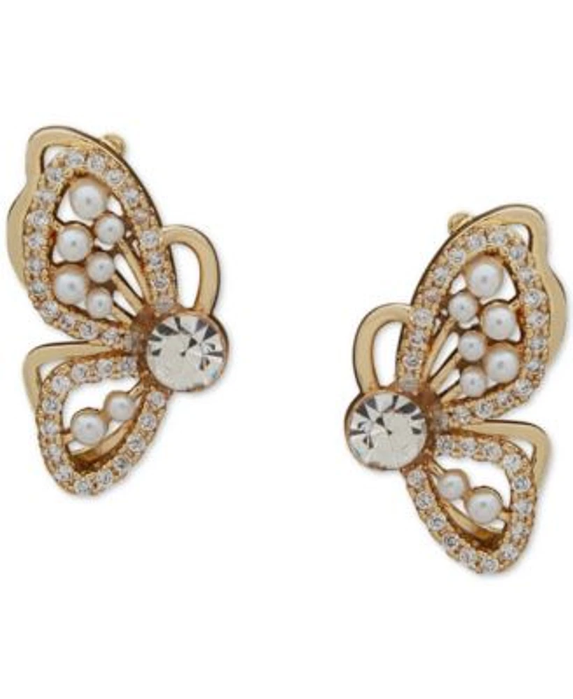 Lonna Lilly Gold Tone Mixed Stone Butterfly Jewelry Collection