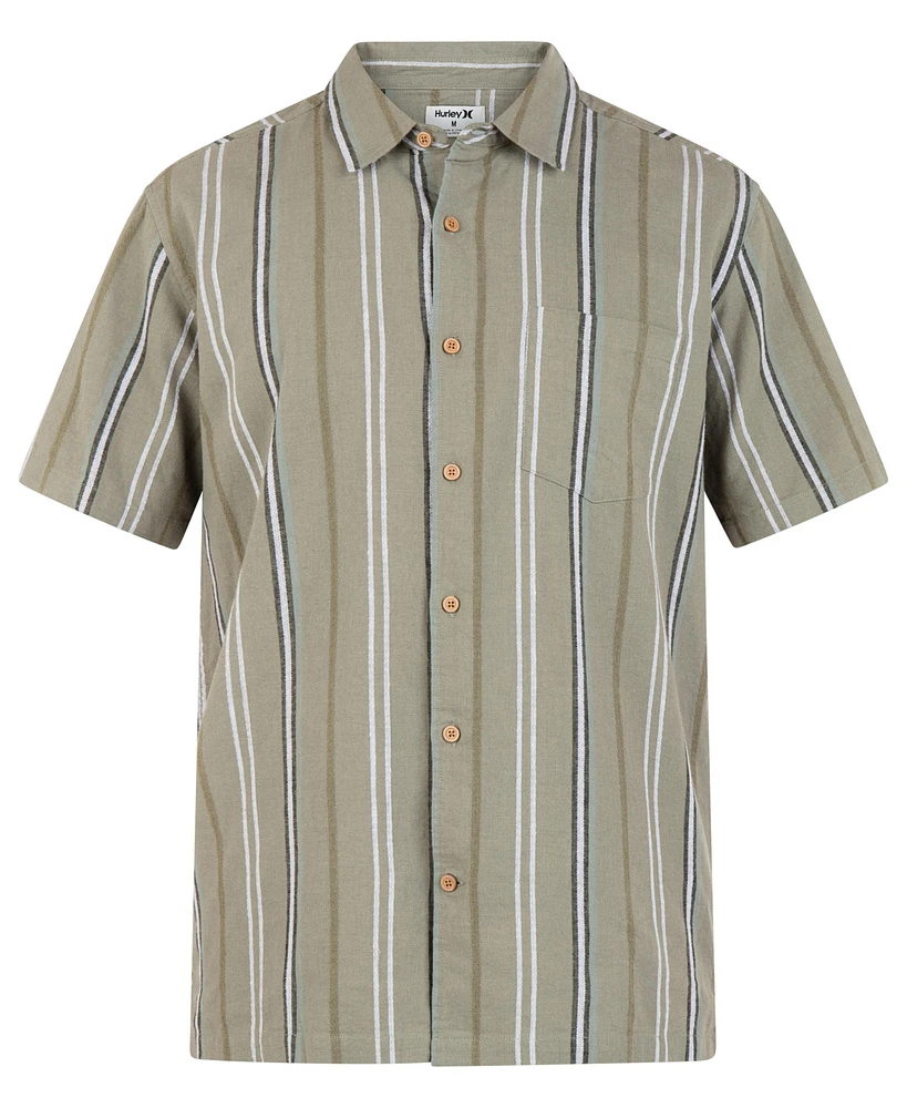 Hurley Men's Rincon Linen Short Sleeve Shirt
