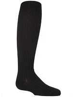 MeMoi Little Girls Ribbed Cotton Blend Sweater Tights