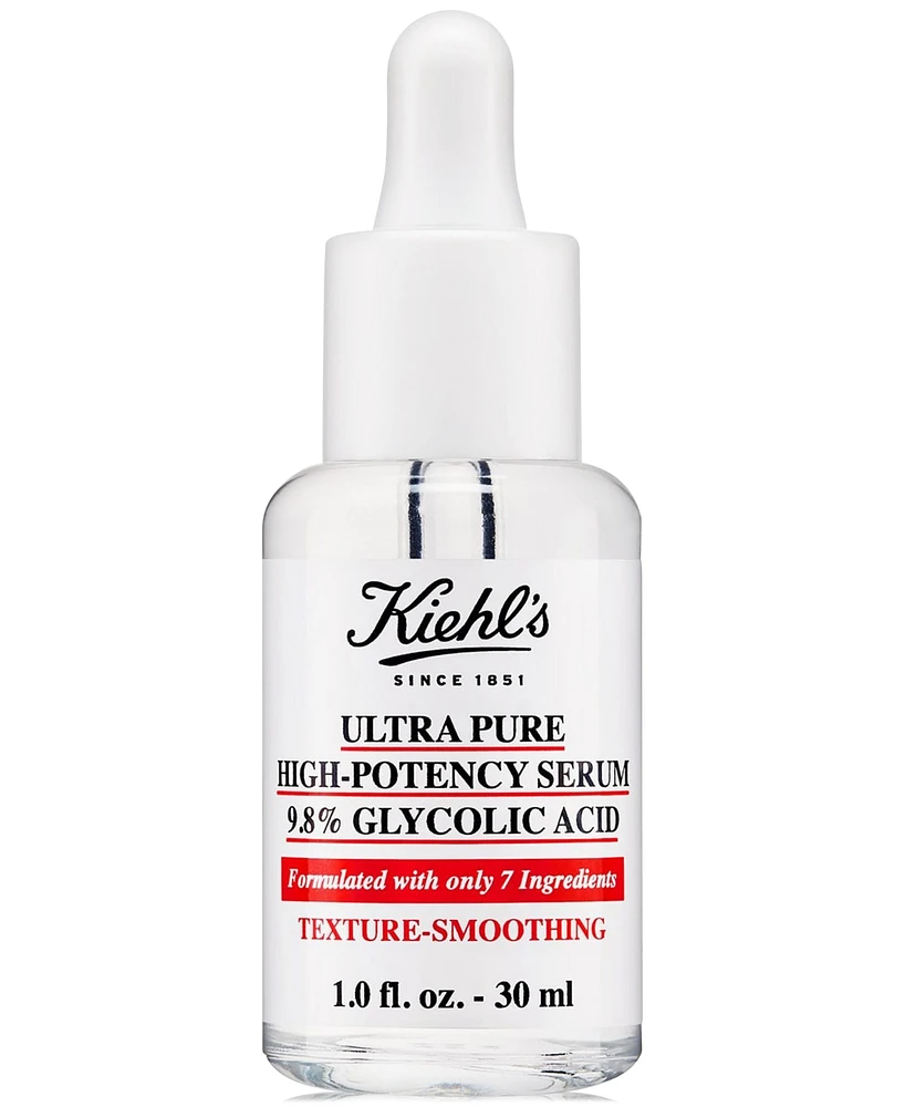 Kiehl's Since 1851 Ultra Pure High-Potency 9.8% Glycolic Acid Serum, 1 oz.