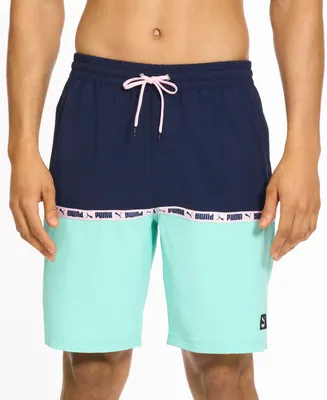 Puma Men's Colorblocked 9" Swim Trunks