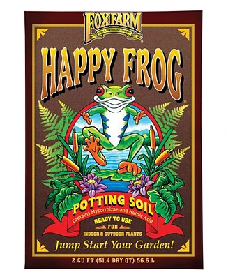 FoxFarm Fox Farm FX14047 Happy Frog Potting Soil, 2-Cubic Feet