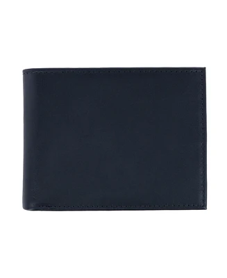 Trafalgar Men's Sergio Genuine Leather Rfid Bi-Fold Passcase Wallet