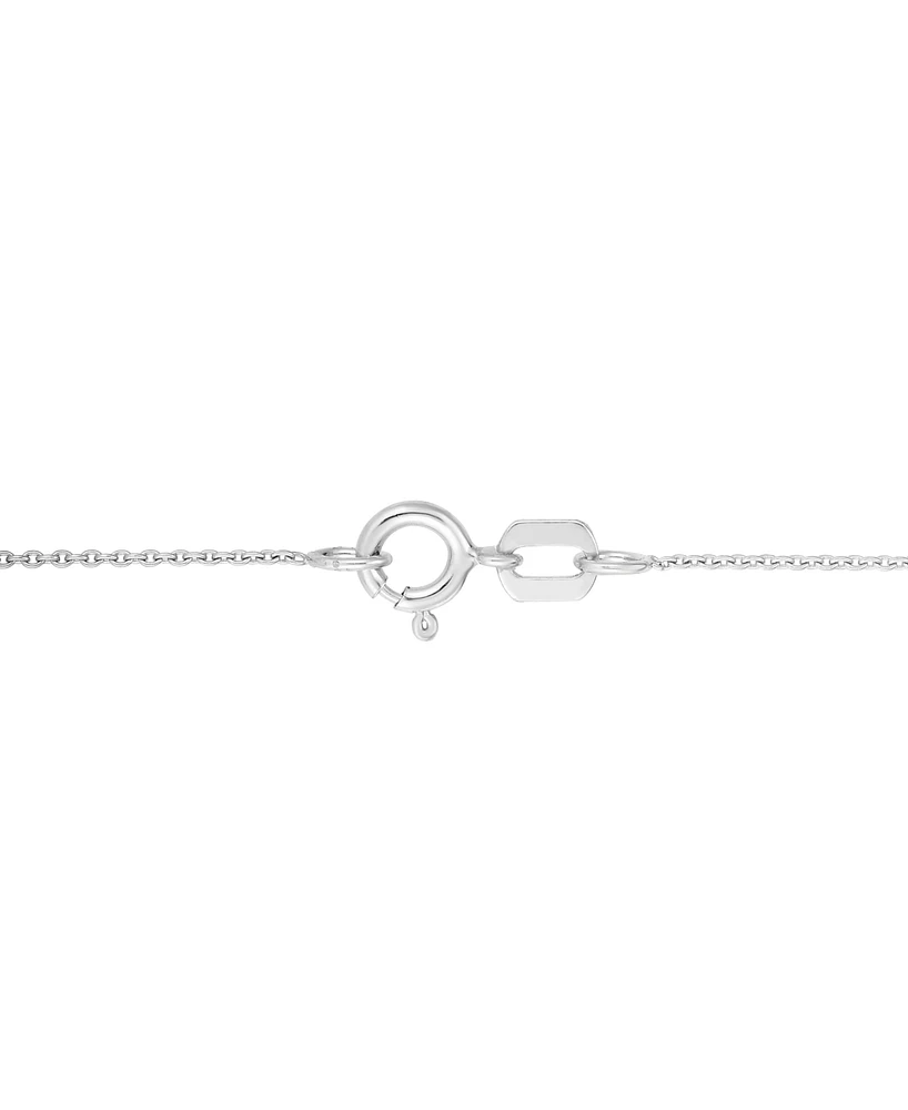 TruMiracle Diamond Heart Pendant Necklace (1/2 ct. t.w.) in 10k White Gold