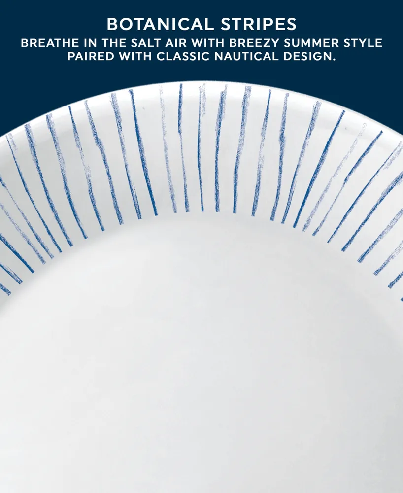 Corelle Botanical Stripes 12 Pc. Dinnerware Set, Service for 4