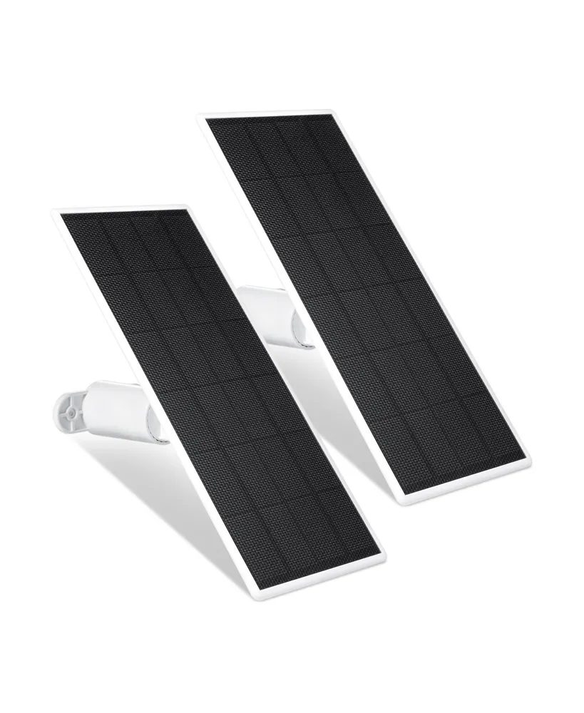 Wasserstein Solar Panel for Google Nest Cam Outdoor or Indoor, Battery - 2.5W Solar Power