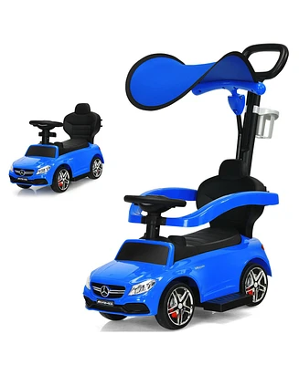 3 1 Ride on Push Car Mercedes Benz Toddler Stroller Sliding