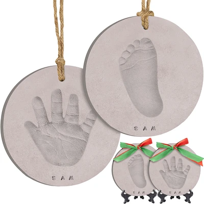 KeaBabies Cherish Baby Hand and Footprint Kit, Dog Paw Print Handprint Ornament Kit for Newborn, Babies, Boys