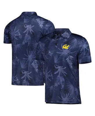 Men's Colosseum Navy Cal Bears Palms Team Polo Shirt
