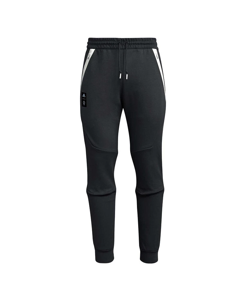 Men's adidas 2023 Player Black Colorado Rapids Club Travel Pants