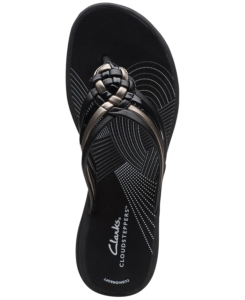 Clarks Women's Breeze Coral Thong Sandals