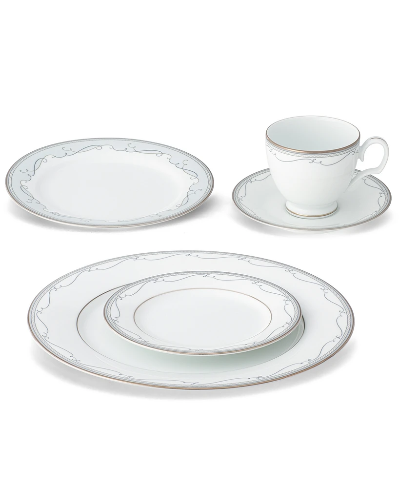 Noritake Satin Flourish 5 Piece Place Setting