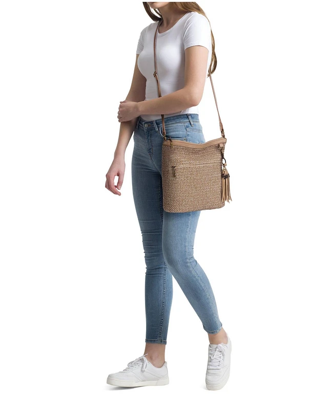 The Sak Women's Lucia Crochet Medium Crossbody Bag MainPlace Mall