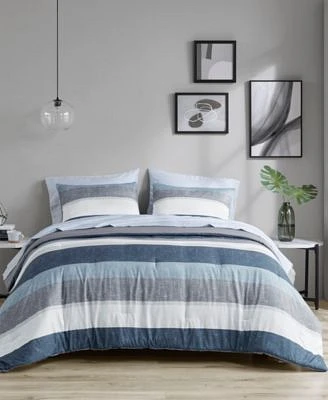 Madison Park Essentials Jaxon Wide Stripe Comforter Sets