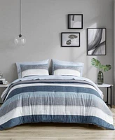 Madison Park Essentials Jaxon Wide Stripe Comforter Sets