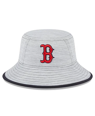 Men's New Era Gray Boston Red Sox Game Bucket Hat