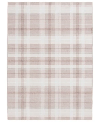 Mink Home Velvet Touch Washable Pla-001 5' x 7' Area Rug