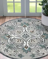 Lr Home Sweet Sinuo-152 4' x 4' Round Area Rug