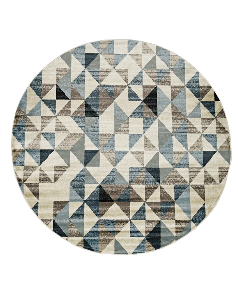 Kas Heritage 7'7" x 7'7" Round Area Rug
