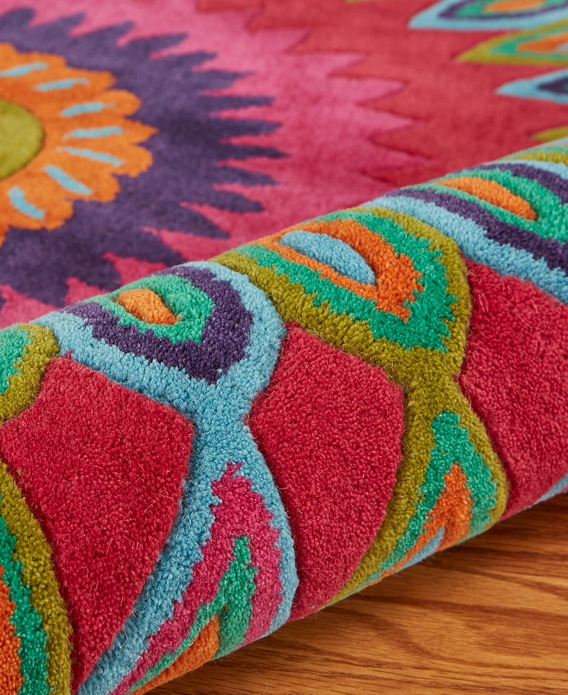 Lr Home Valentin Vlnta-540 7'9" x Round Area Rug