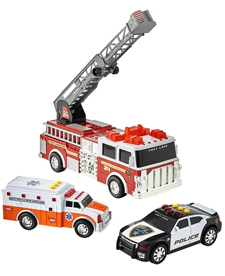 Fast Lane L S Emergency Vehicles, Pack of 3, Created for You by Toys R Us