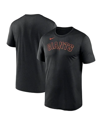 Men's Nike Black San Francisco Giants New Legend Wordmark T-shirt