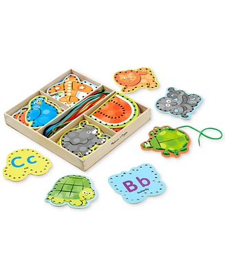 Melissa and Doug Kids' Alphabet Lacing Cards
