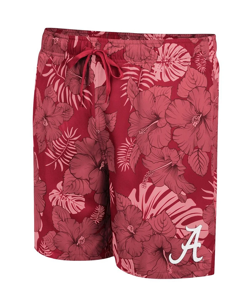 Men's Colosseum Crimson Alabama Tide The Dude Swim Shorts